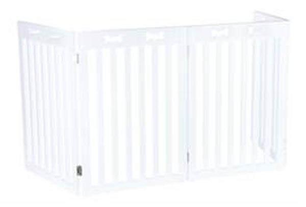 TRIXIE AFSLUITHEK WIT 4 PANELEN 60-160X75 CM