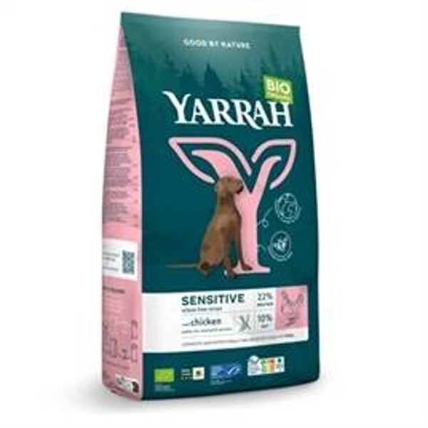 YARRAH DOG BIOLOGISCHE BROKKEN SENSITIVE KIP ZONDER TOEGEVOEGDE SUIKER 10 KG
