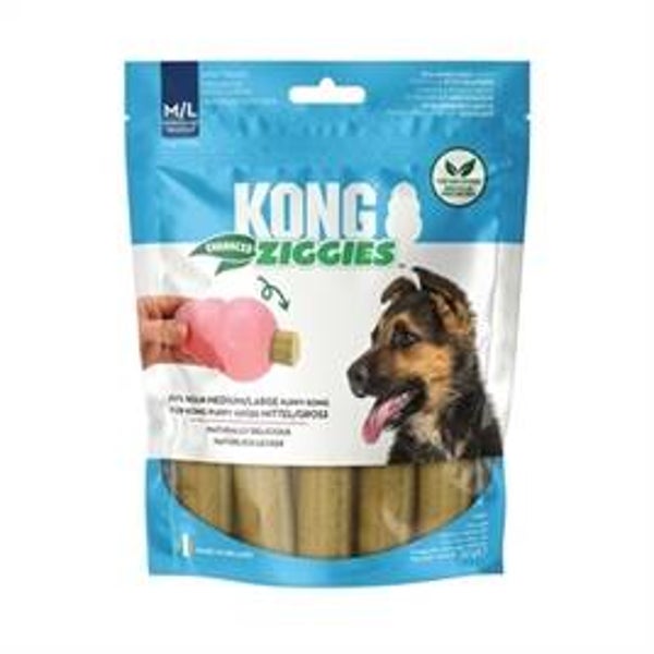 KONG ZIGGIES ENHANCED PUPPY M/L 227 GR 5 ST