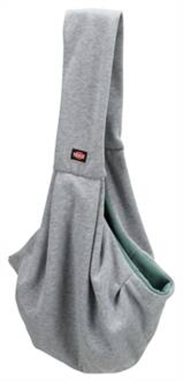 TRIXIE JUNIOR HONDENTAS BUIKDRAGER LICHTGRIJS / MINTGROEN 22X20X60 CM