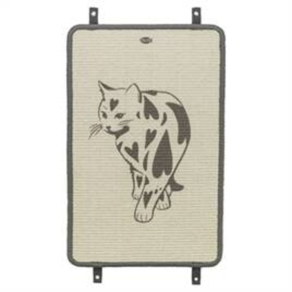 TRIXIE KRABMAT MET PRINT TAUPE 55X35 CM