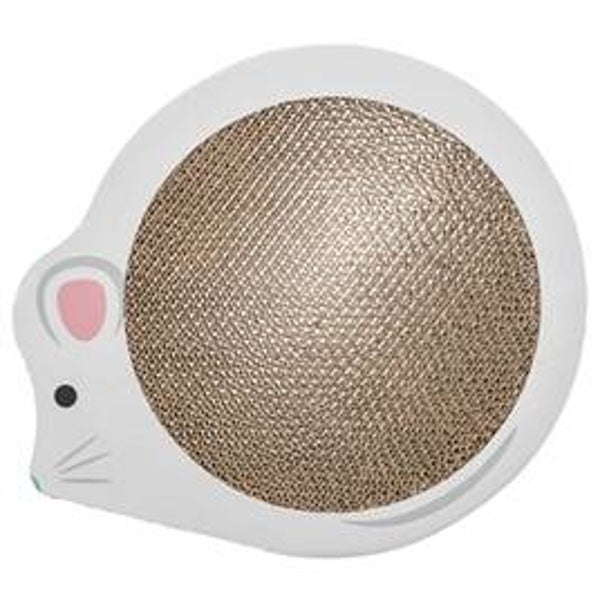 TRIXIE JUNIOR KRABMAT MUIS MET CATNIP WIT 35X29,5X2,5 CM 2 ST