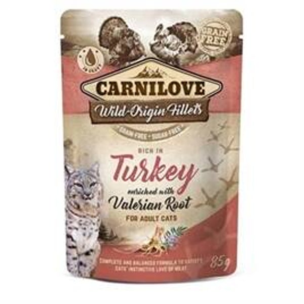 CARNILOVE POUCH TURKEY 24X85 GR