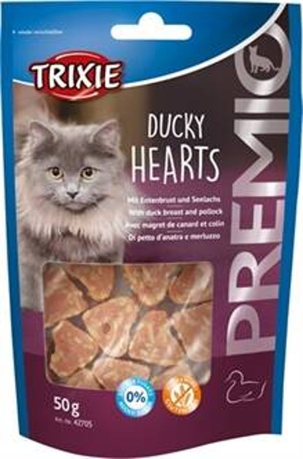 TRIXIE PREMIO DUCKY HEARTS 6X50 GR