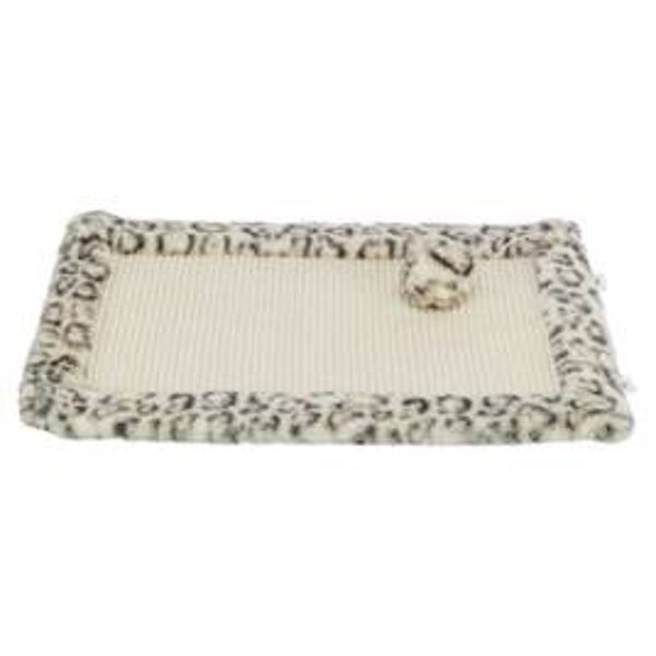 TRIXIE KRABMAT LEO PANTERPRINT CREME 55X35 CM