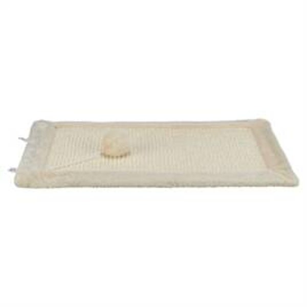 TRIXIE KRABMAT SISALTAPIJT / PLUCHE NATUREL / BRUIN 55X35 CM 2 ST