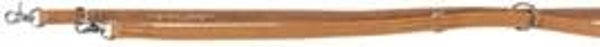 TRIXIE HONDENRIEM RUSTIC HEARTBEAT VERSTELBAAR VETLEER BRUIN 200X2 CM