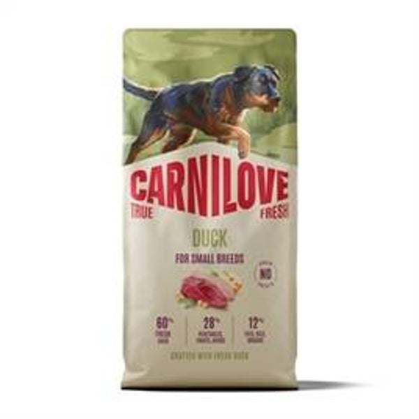 CARNILOVE TRUE FRESH ADULT SMALL BREED DUCK 4 KG