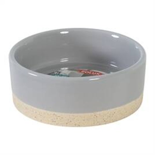ZOLUX OLARIA VOERBAK KERAMIEK GRIJS 12 CM 300 ML