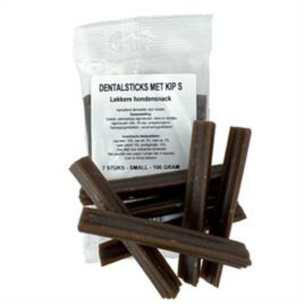 I AM DENTAL STICKS MET KIP S 100 GR 7 ST