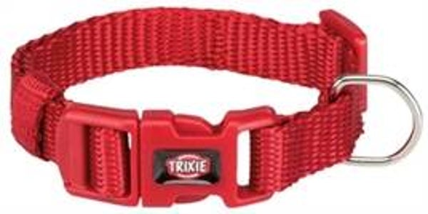 TRIXIE HALSBAND HOND PREMIUM ROOD 35-55X2 CM