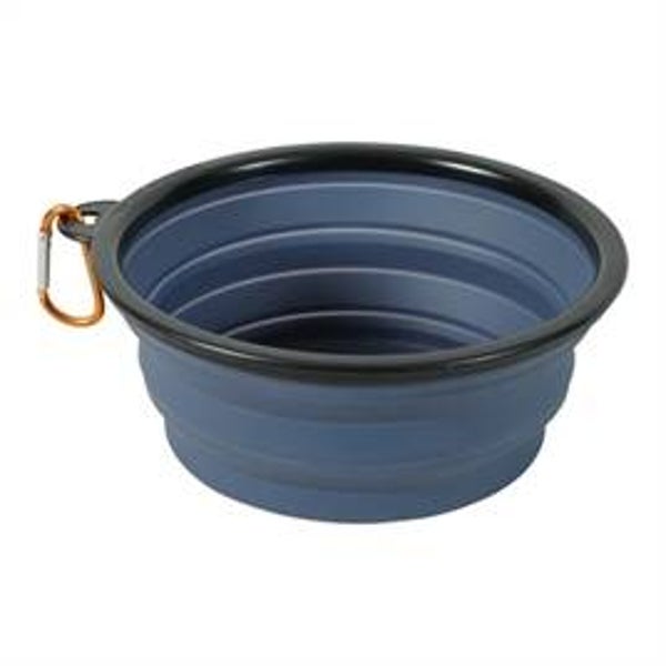 ZOLUX BVK VOERBAK OPVOUWBAAR SILICONEN BLAUW 16 CM 650 ML