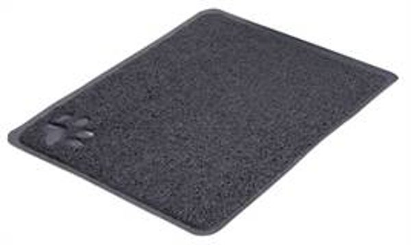 TRIXIE SCHOONLOOPMAT VOOR KATTENBAK ANTRACIET 45X37 CM