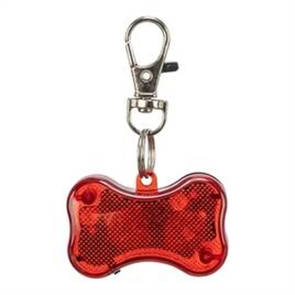 TRIXIE FLASHER VEILIGHEIDSLAMPJE BOT ROOD 4.5 CMX3 CM 4 ST