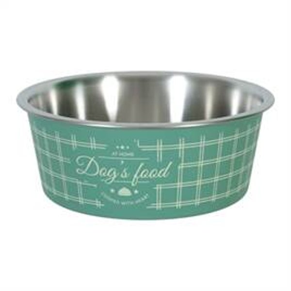 ZOLUX FOOD VOERBAK HOND GROEN 15 CM 750 ML