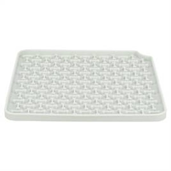 TRIXIE LICK'N'SNACK MAT SILICONEN LICHTGRIJS 20X20 CM