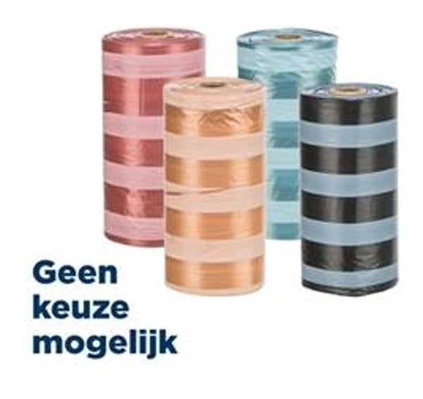 TRIXIE HONDENPOEPZAKJES ASSORTI 4X20 ZAKJES 4 ST