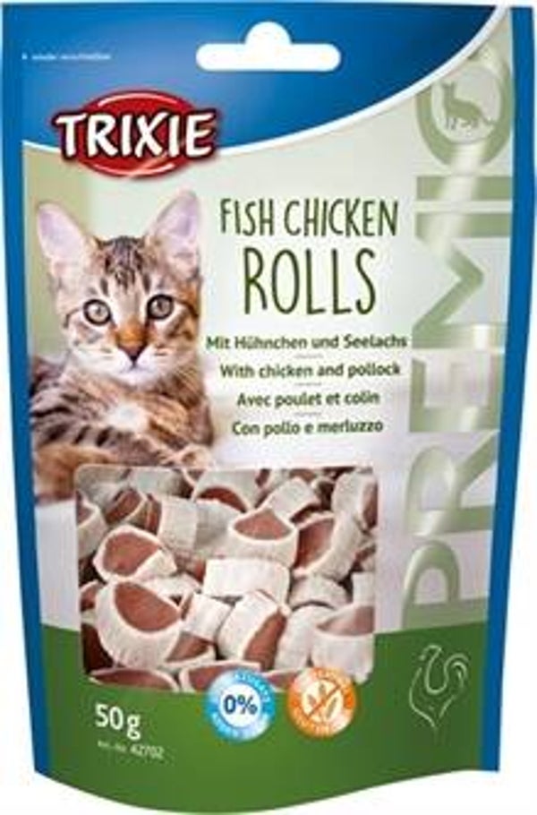 TRIXIE PREMIO FISH CHICKEN ROLLS 50 GR