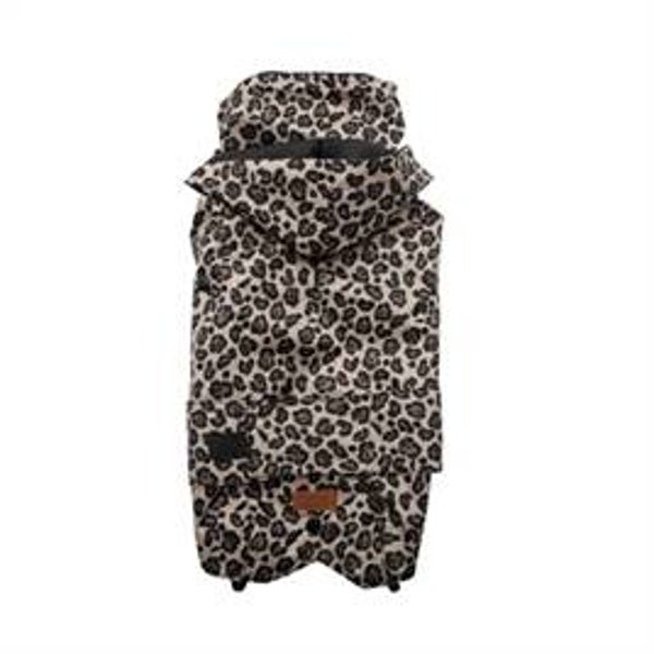 CROCI HONDENJAS REGENJAS NATURE PANTERPRINT BEIGE / ZWART 35 CM