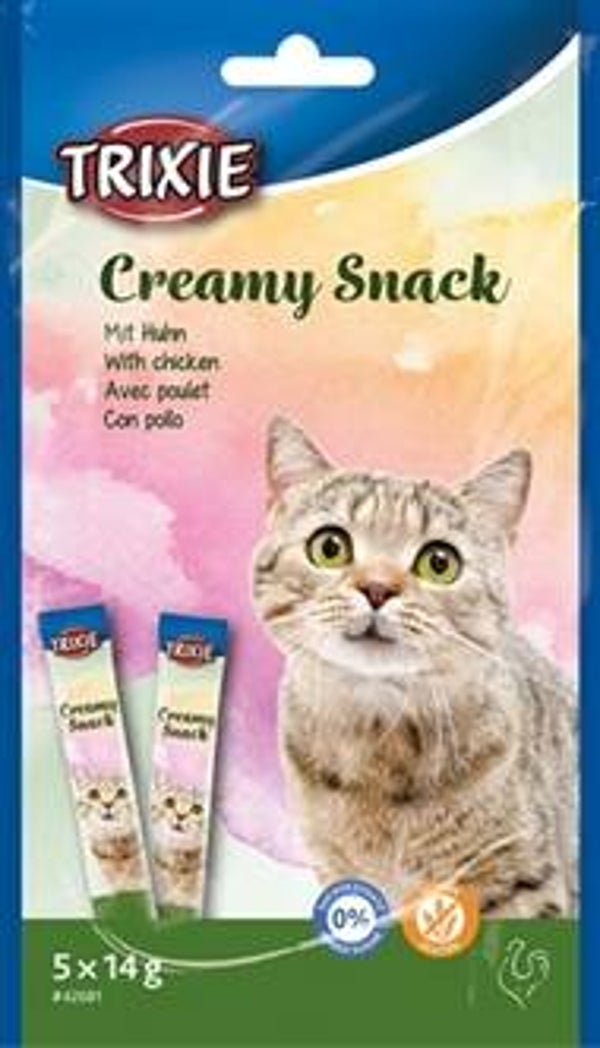TRIXIE CREAMY SNACK KIP 5X14 GR 6 ST