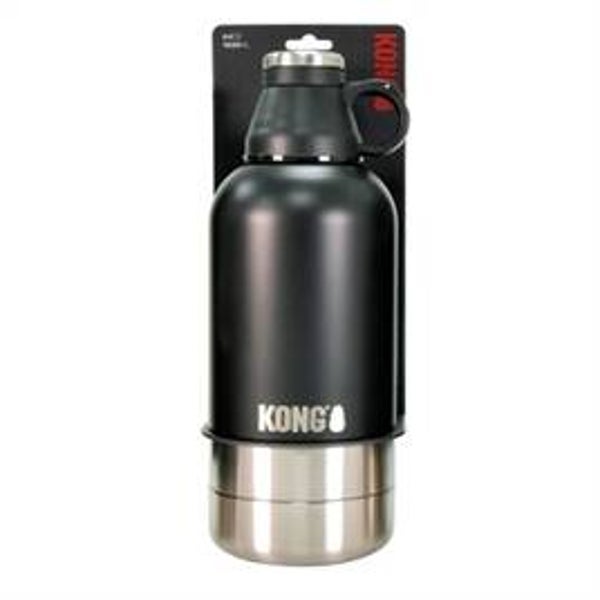 KONG DUO DAY TREK DRINKFLES RVS ZWART 1820 ML