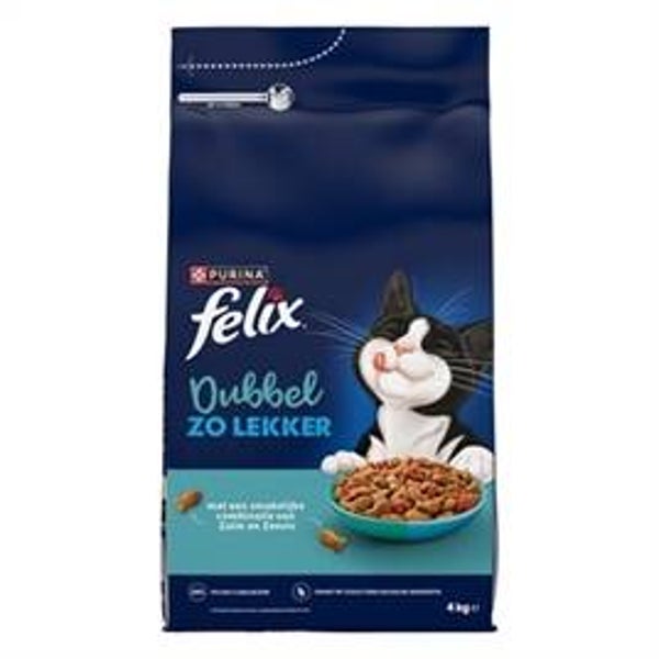 FELIX DROOG DUBBEL ZO LEKKER ZALM / VIS / RODE BIET 4 KG