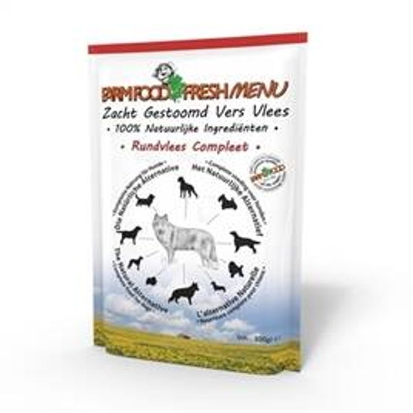 FARM FOOD FRESH MENU RUNDVLEES COMPLEET 10X300 GR