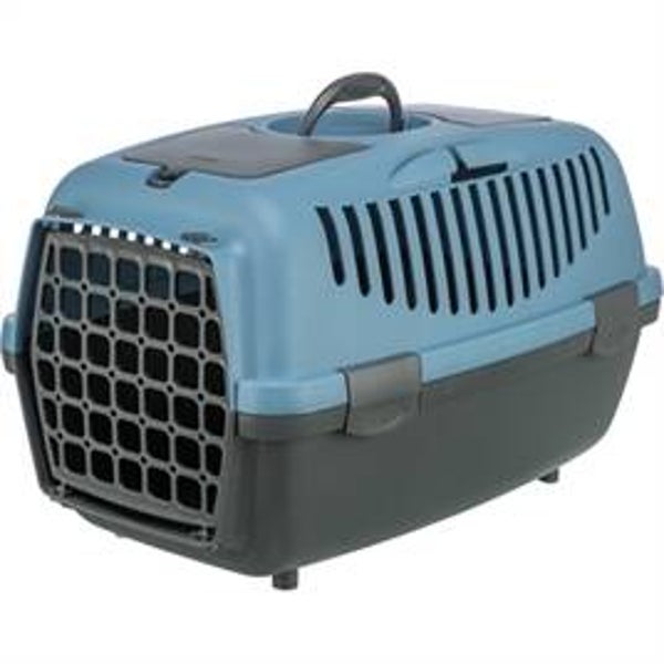 TRIXIE REISMAND CAPRI DONKERGRIJS / PASTELBLAUW 37X34X55 CM