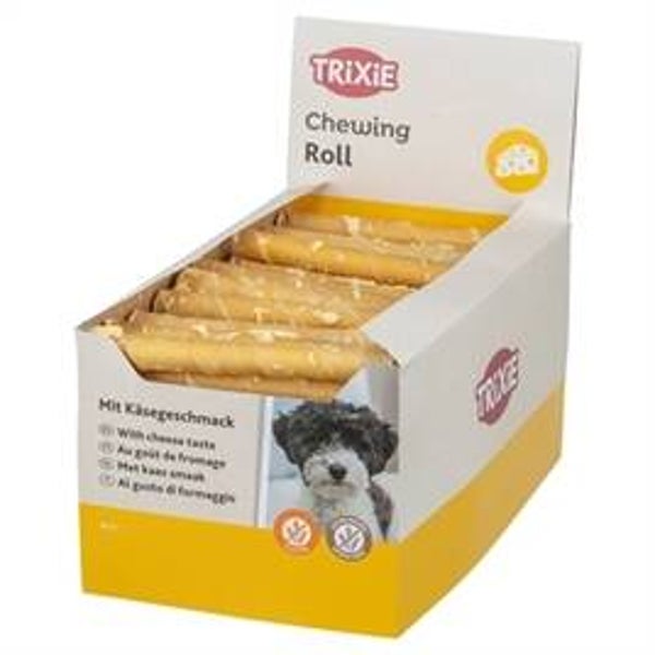 TRIXIE KAUWROL GEVULD KAAS 12 CM 22 GR 100 ST