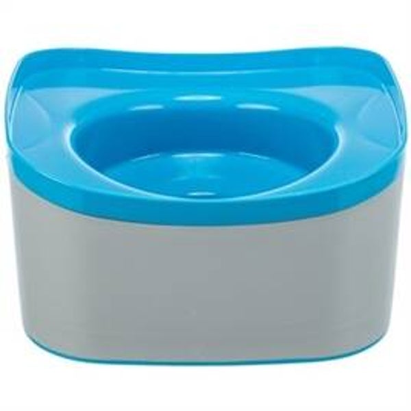TRIXIE DRINKBAK REISBAK STRONG DONKERGRIJS / PETROL 21X21X11 CM