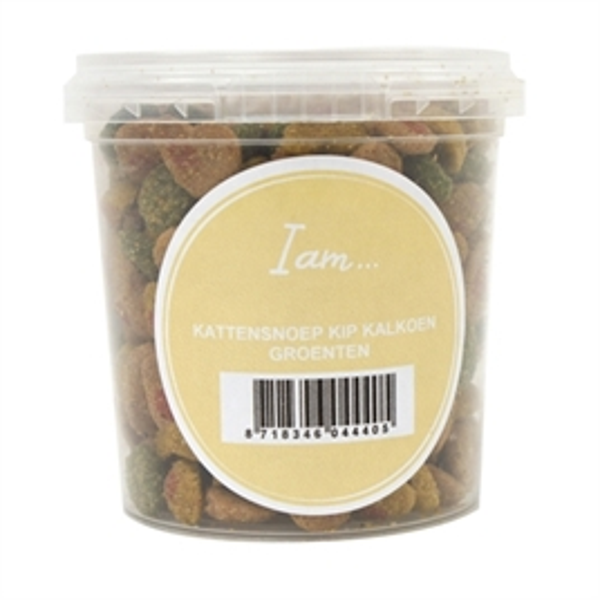 I AM KATTENSNOEP KIP / KALKOEN / GROENTEN 70 GR