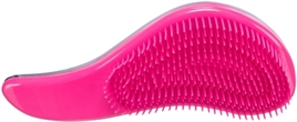 TRIXIE SLICKERBORSTEL KUNSTSTOF ROZE / ZWART 19 CM