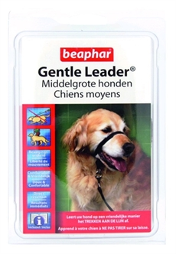 BEAPHAR GENTLE LEADER ZWART MEDIUM
