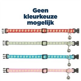 TRIXIE HALSBAND KAT FLUORISEREND ASSORTI