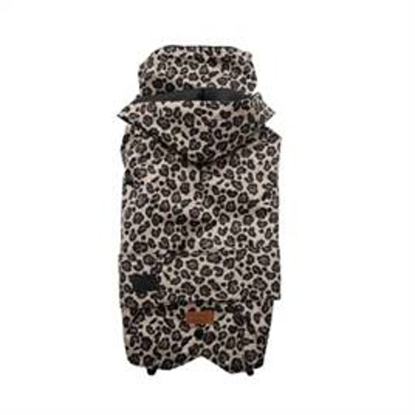 CROCI HONDENJAS REGENJAS NATURE PANTERPRINT BEIGE / ZWART 30 CM