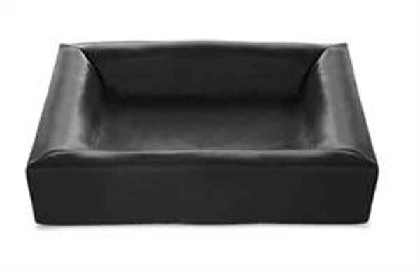 BIA BED KUNSTLEER HOES HONDENMAND ZWART BIA-6 100X80X15 CM