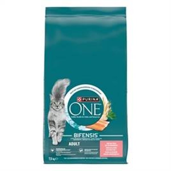 PURINA ONE ADULT ZALM / VOLKOREN GRANEN 7,5 KG