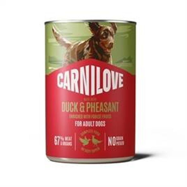 CARNILOVE CAN DUCK / PHEASANT 6X400 GR