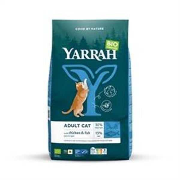 YARRAH CAT BIOLOGISCHE BROKKEN VIS (MSC) ZONDER TOEGEVOEGDE SUIKERS 2,4 KG