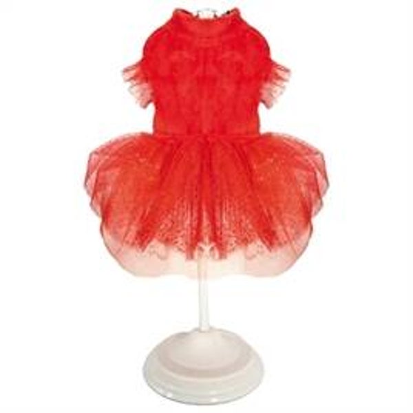 CROCI HONDEN JURK XMAS SPARKLING ROOD 35 CM