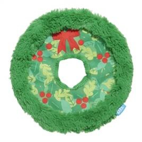 BARK XMAS WREATH TOSS PLUCHE 22X22 CM