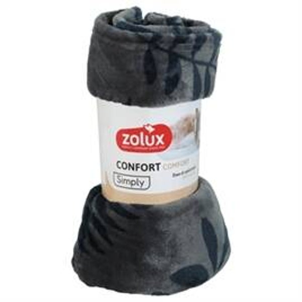 ZOLUX HONDENDEKEN COCOON PATROON GRIJS ASSORTI 100X75 CM