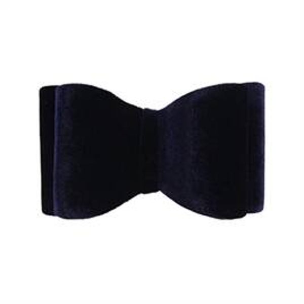 LUXURY VLINDERSTRIK FLUWEEL BLAUW L