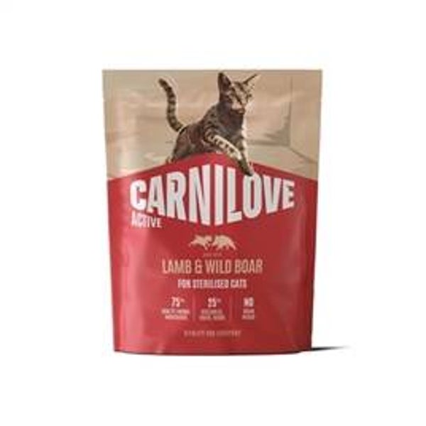 CARNILOVE ACTIVE ADULT STERILISED ALL BREEDS LAMB / WILD BOAR 400 GR