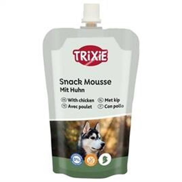 TRIXIE SNACK MOUSSE MET KIP 200 GR