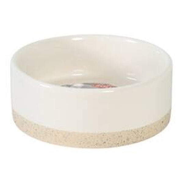 ZOLUX OLARIA VOERBAK KERAMIEK BEIGE 12 CM 300 ML