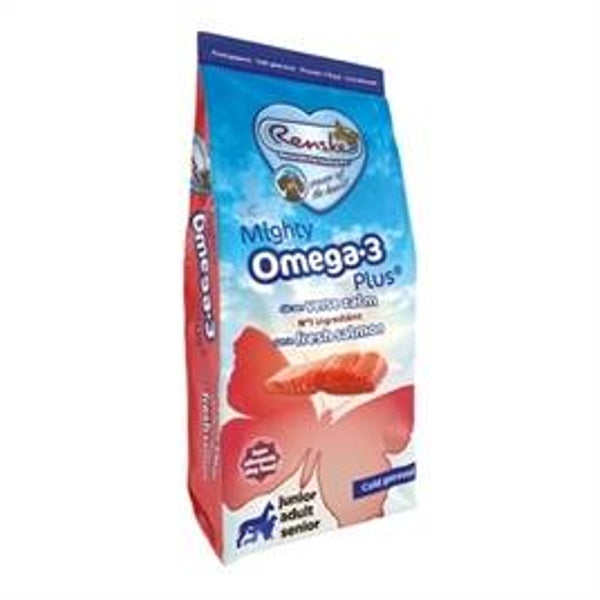 RENSKE MIGHTY OMEGA PLUS ZALM GEPERST HYPOALLERGEEN 12 KG