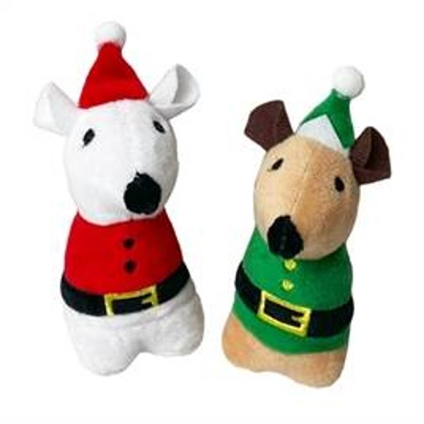 HAPPY PET CHRISTMAS MUIS 16X8X7 CM 2 ST