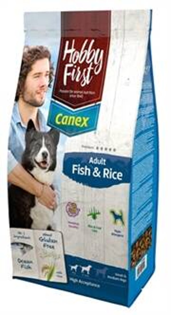 HOBBYFIRST CANEX ADULT FISH & RICE 12 KG