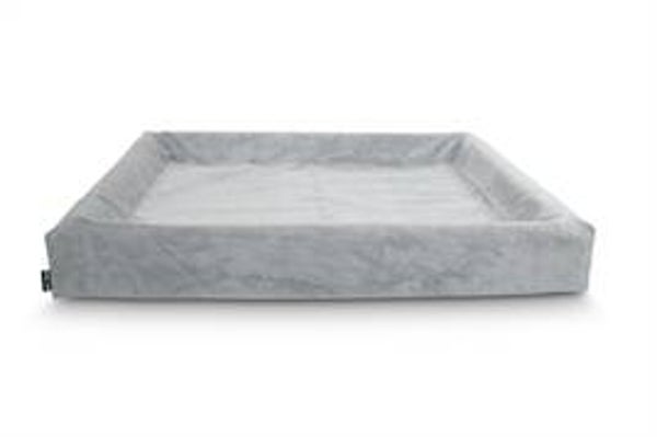 BIA BED RIB HOES HONDENMAND GRIJS BIA-7 120X100X15 CM